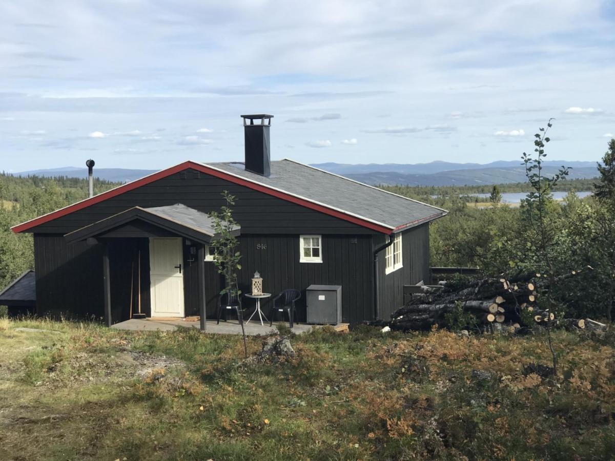 Cabin In The Mountain, Outstanding View & Solar Energy Slidre Bagian luar foto
