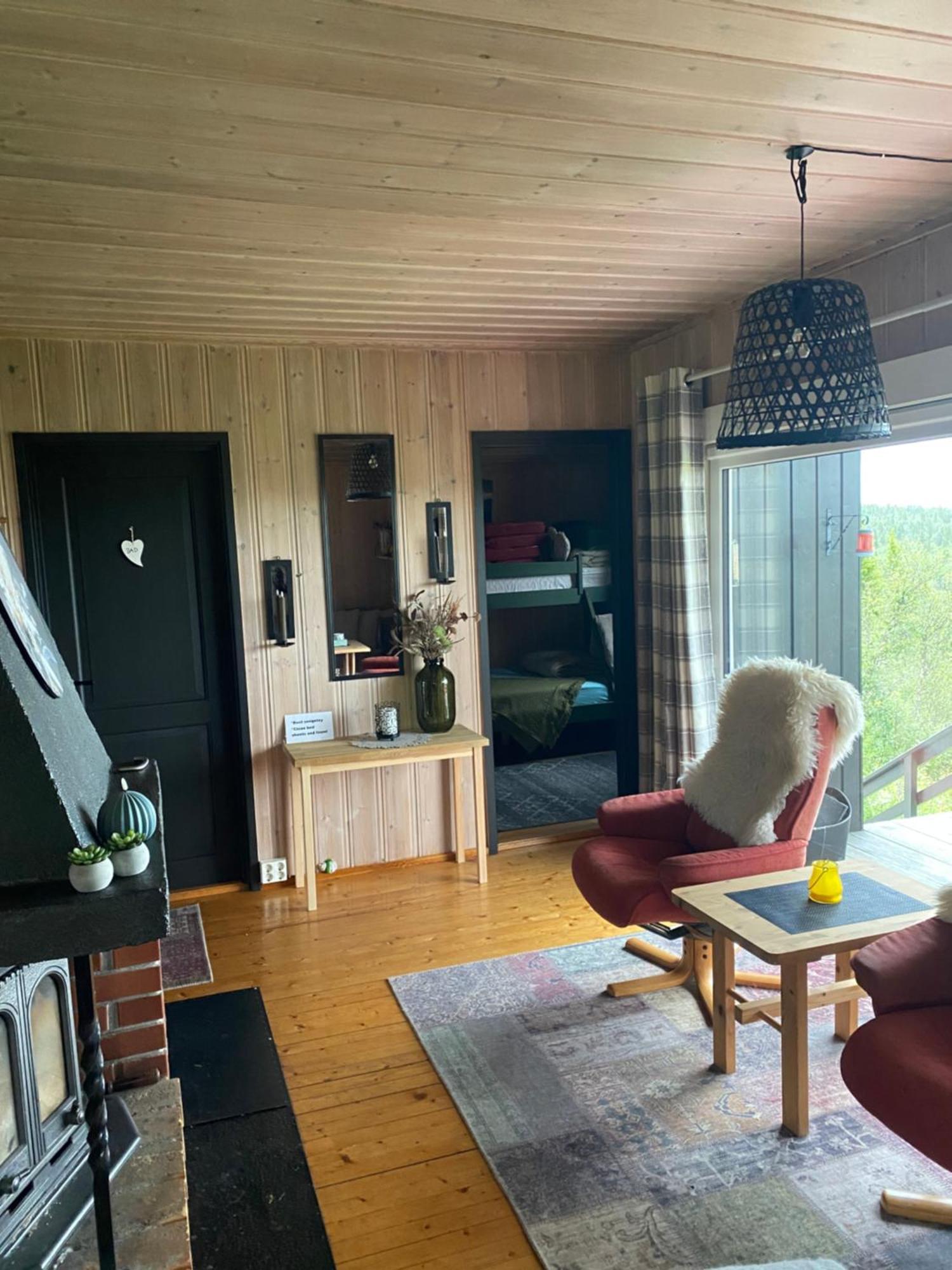 Cabin In The Mountain, Outstanding View & Solar Energy Slidre Bagian luar foto