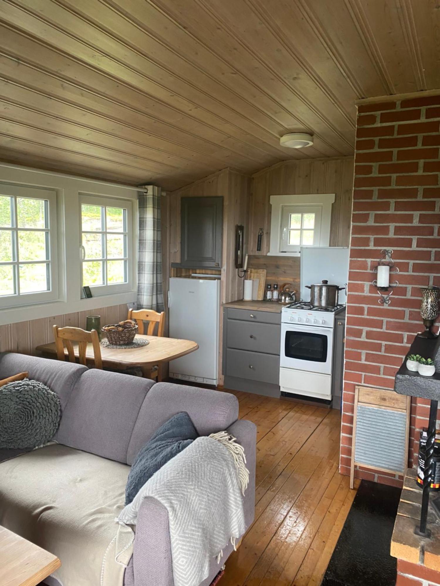 Cabin In The Mountain, Outstanding View & Solar Energy Slidre Bagian luar foto